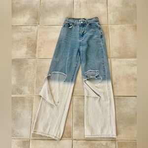 ADIKA high rise wide leg jeans